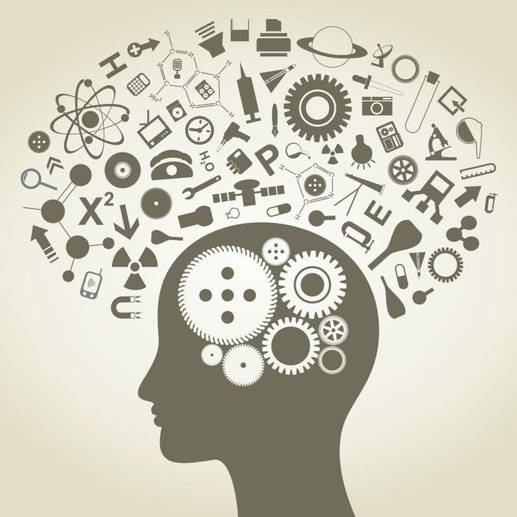 science head wall decal